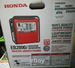 Honda EB2800i Gas-Powered Inverter Generator DISPLAY MODEL HAD FUEL IN IT