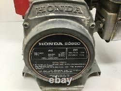 Honda EG650 Gas Powered Portable Camping Generator 650 Watt 120v 12v AC DC RUNS