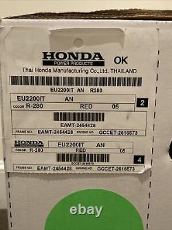 Honda EU2200i 2200W 120V Gas Powered Inverter Generator. SOLD OUT EVERYWHERE