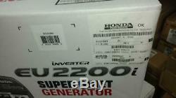 Honda EU2200i 2200-Watt Super Quiet Gas Powered Portable Inverter Generator
