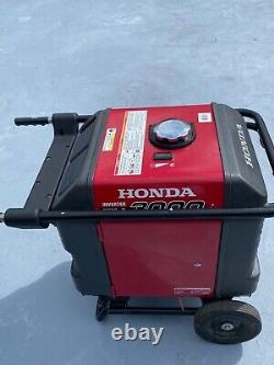 Honda EU3000IS Gas Powered Inverter Generator with Wheels