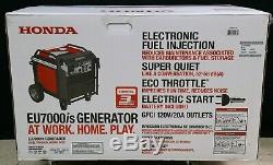 Honda EU7000IS 7000 Watt Portable Quiet Inverter Gas Power Generator Brand New