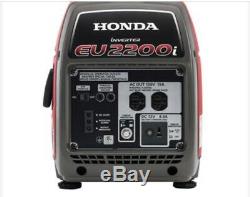 Honda Eu2200i Gas Powered Inverter Quiet Generator Fast Shipping NO RESERVE