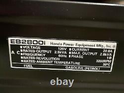 Honda Portable Inverter Generator EB2800i 120V 2800W Gas Powered, 3.6 HP