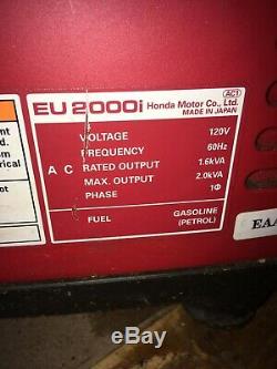 Honda Power Equipment EU2000I 2000W Portable Gas Generator