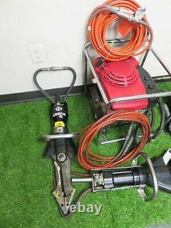 Hurst Jaws of Life Hydraulic Rescue System Extraction Set Portable Gas Powered