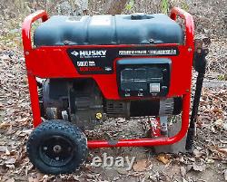 Husky 5,000 Watts Portable Gas Generator 120\240v outlets