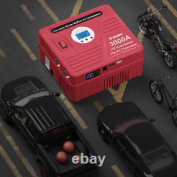 JF. EGWO 3000 Amp Car Jump Starter Air Compressor Portable Charger Power Supply