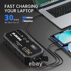 JF. EGWO Fast-Charging Car Jump Starter Power Bank 4000A Battery Charger Lithium