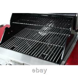 KitchenAid 2 Burner Propane Gas Grill BBQ Red Black Stainless Steel Powerful