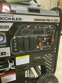 Kohler COMMAND PRO III 9500, 3 in 1 Gas Powered Welder, Compressor, Generator