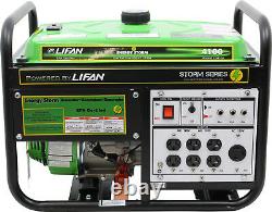 Lifan Energy 4100-W Quiet Portable Gas Powered Generator Home Backup RV Camping