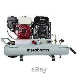 Metabo HPT 8-Gallon Gas Powered Wheelbarrow Air Compressor