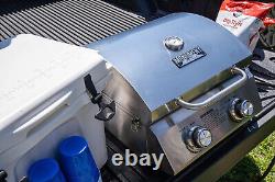 Monument Grills Tabletop Propane Gas Grill for Outdoor Portable Camping Cooking