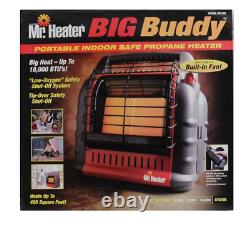 Mr Heater Buddy Portable Propane Indoor Outdoor Gas Red/Black