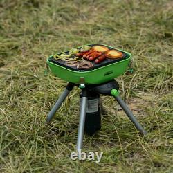 Multi-Function Portable Propane Gas Grill, Stand-Up Camping Griddle Propane Gril