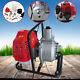 New 43cc 1 2hp 2stroke Gas Powered Water Transfer Pump Portable For Irrigation