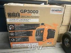 NEW Generac GP3000i 3,000-Watt Gas Powered Recoil Start Inverter Generator