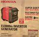 New Honda Eu3000is Inverter Generator Gas Powered + Wheel Kit Pickup In Nyc