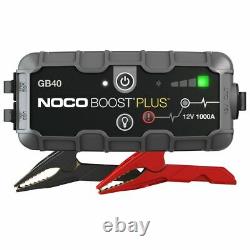 NOCO GB40 Genius Boost HD 1000 Amp 12V Gas/Diesel UltraSafe Lithium Jump Starter