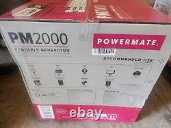 New Powermate Pm2000 49st/csa P0080900 Gas Powered Generator 2000 Watt 49 St