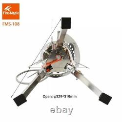 Outdoor Camping Gas Stove Powerful Portable Gas Burners Outdoor Stainless Steel
