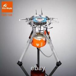 Outdoor Camping Gas Stove Powerful Portable Gas Burners Outdoor Stainless Steel