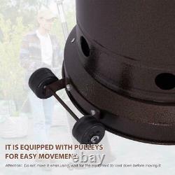 Outdoor Gas Heater, Portable Power Heater Wheels And Base Reservoir Outdoor
