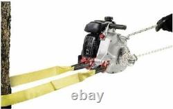 PCW5000 Portable Gas Powered Winch 2200lb pulling power operated by GXH50 HONDA