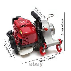 PORTABLE 35.8cc WINCH Gas-Powered Capstan Winch, Power of 1543.3Ib Towing Tool