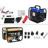 Portable 1500/4000w Gas Powered Generator Engine For Jobsite Rv Camping & Party