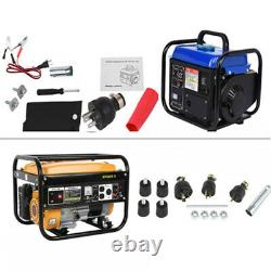 Portable 1500/4000W Gas Powered Generator Engine For Jobsite RV Camping & Party