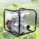 Portable 210cc Water Transfer Pump Set Kit 60m3/h 3in Suction Gas Power Pump New