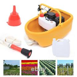 Portable 2 Stroke Gas Powered Water Pump Garden Irrigation Maximum Flow 410L/min