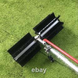 Portable Artificial Grass Brush Gas Power Broom Handheld Turf Lawn Sweeper Tool