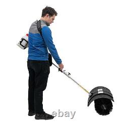 Portable Gas Artificial Grass Brush Power Broom, Handheld Turf Lawn Sweeper 52CC