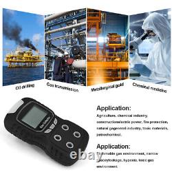 Portable Gas Detector 4-Gas Monitor Meter Home Air Quality Tester Analyzer