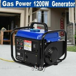 Portable Gas Generator 1200W Emergency Home Back Up Power Camping Tailgating
