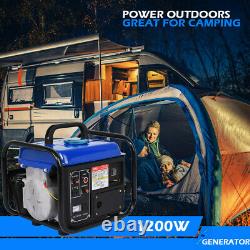 Portable Gas Generator 1200W Emergency Home Back Up Power Camping Tailgating BL