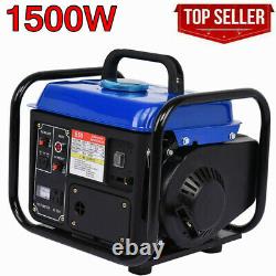 Portable Gas Generator 1500W 120V Emergency Home Backup Power Camping Tailgating