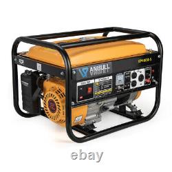 Portable Gas Generator 4000 Watt Emergency OHV Engine Power Camp with RV Outlet
