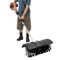 Portable Gas Power Broom Handheld Sweeper Turf Artificial Grass Cleaner 52 CC