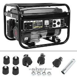 Portable Gas Powered Generator Engine, 4200W 120V For Home Backup Power