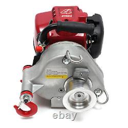 Portable Gas-Powered Portable Capstan Winch, Power of 1543.3lbs 12-15m/Min USA