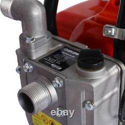 Portable Gas Powered Water Transfer Pump 33cc 1.2HP 2s Troke Gasoline Water Pump