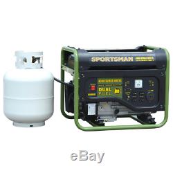 Portable Generator Dual Fuel Powered Runs on LPG or Regular Gas 4000/3500-Watt