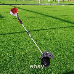 Portable Handheld Nylon Broom Gas Power Sweeper Detachable Soccer Field Cleaner