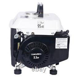 Portable Outdoor Generator Low Noise, 2.2 HP Gas Powered Generator for Home Use