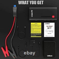 Portable Power Bank Charger, and Jumper Cables for Up to 7.0L Gas or 5.5L Diesel