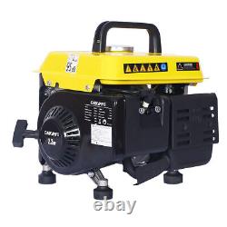 Portable Power Generator Inverter Gas Powered Generator Low Noise Outdoor Yellow